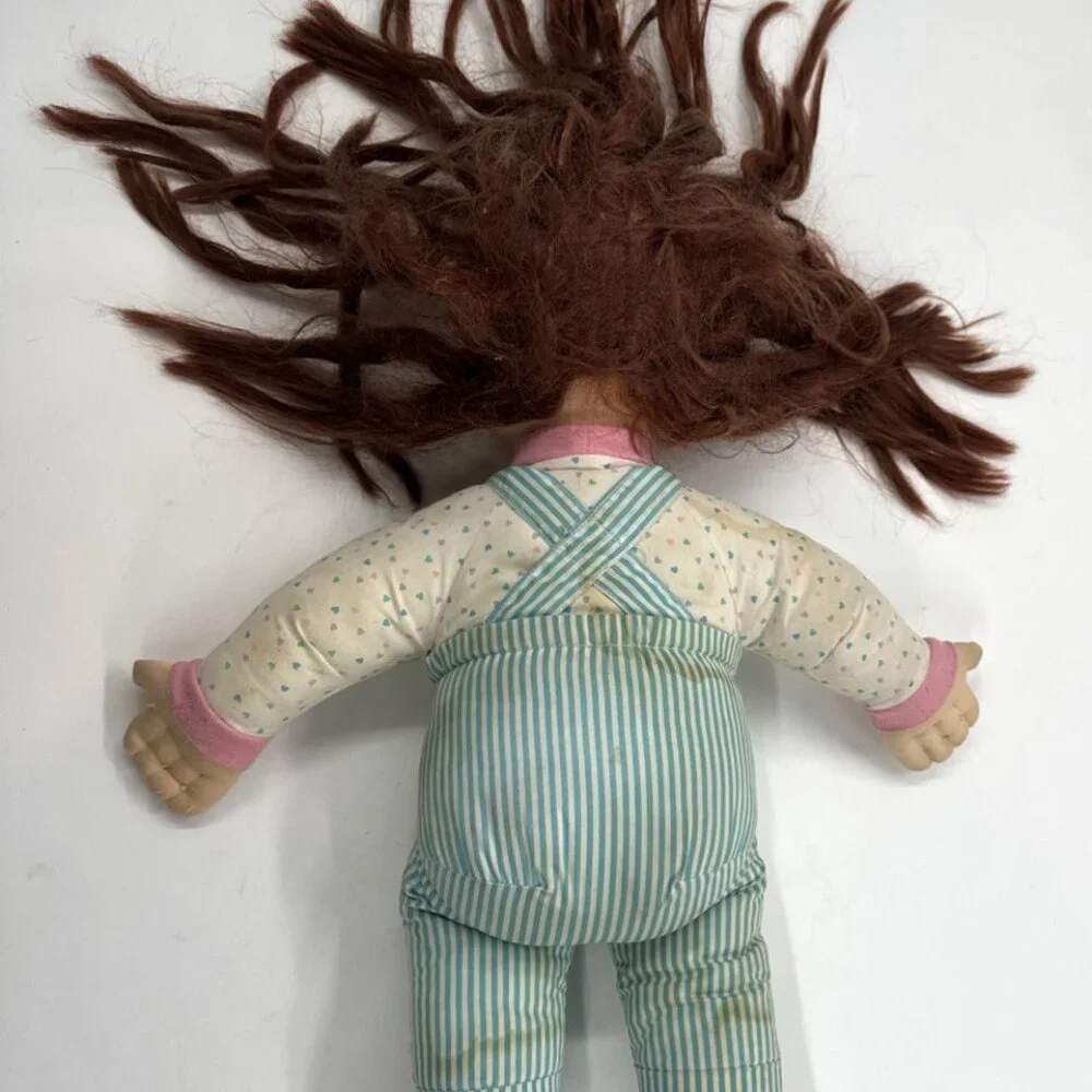 Vintage 1986 Playskool My Buddy Kid Sister Doll Auburn Red Hair Green Eyes 20